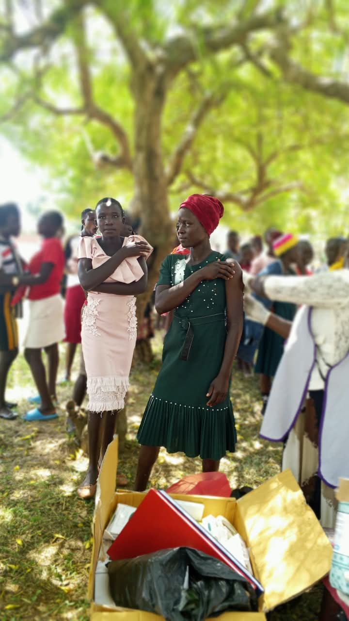 Young women waiting to access health services