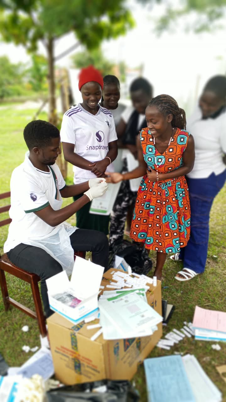 Large indoor community health session