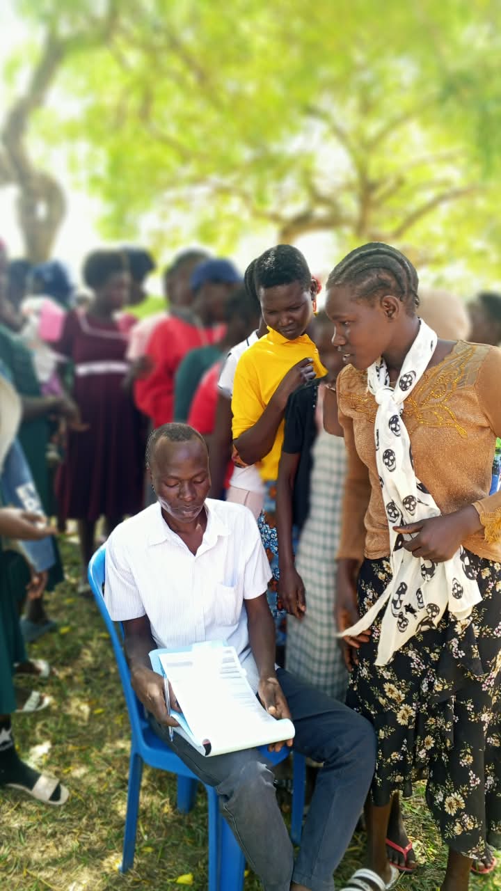 Young people lining up for health services